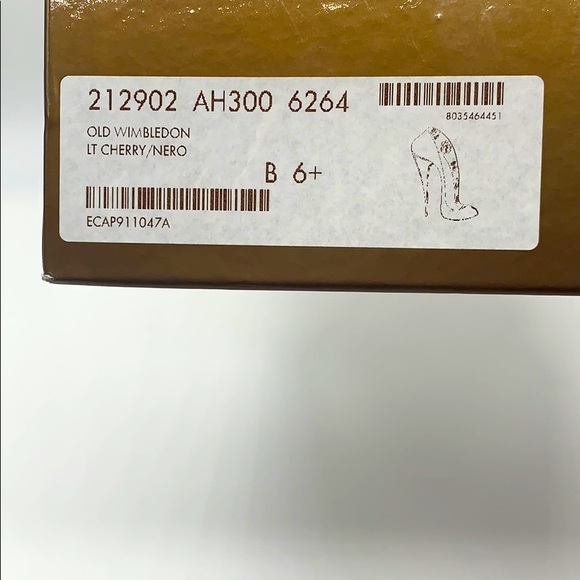 Gucci Women’s Old Wimbledon Cherry Nero Stiletto Heels Pumps 6.5 - Picture 14 of 14